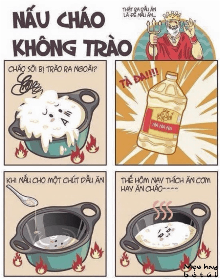 Những mẹo hay cần thiết khi vào bếp