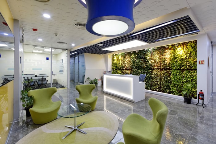 Nội thất văn phòng mới lạ của ngân hàng Volksbank