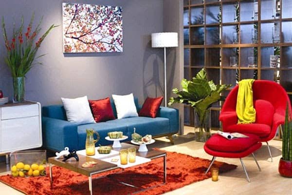 Trang Trí Nội Thất Phòng Khách Năm Mới 2015 | Một Không Gian Đẹp Ngày Tết