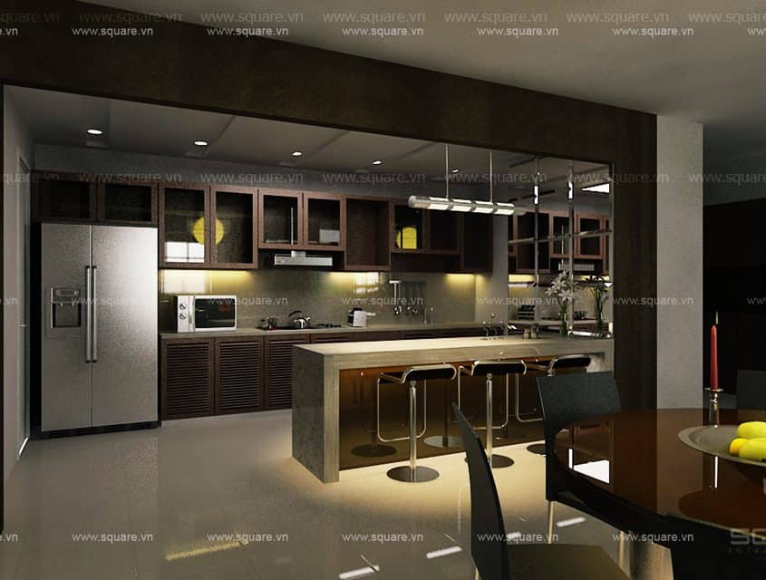 Thiết kế – Thi công căn hộ Penthouse anh Thùy