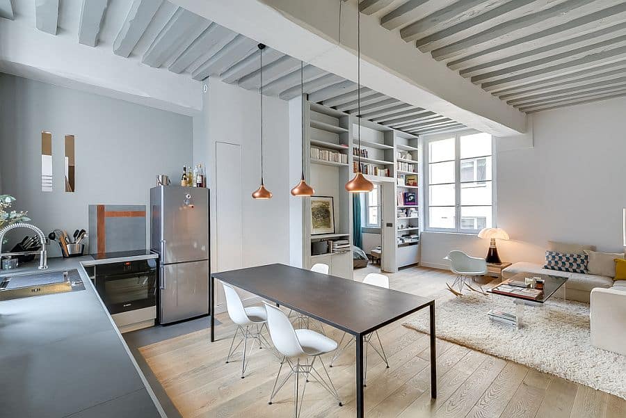 Thiết kế nội thất đáng yêu của căn hộ nhỏ ở Paris