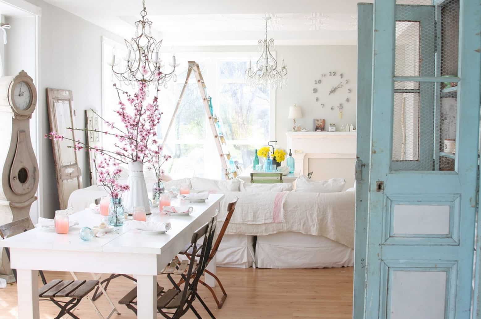 Trang trí nội thất căn hộ với phong cách Shabby Chic