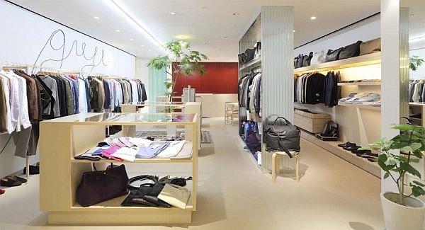 Thiết kế nội thất cửa hàng thời trang GUji OSAKA
