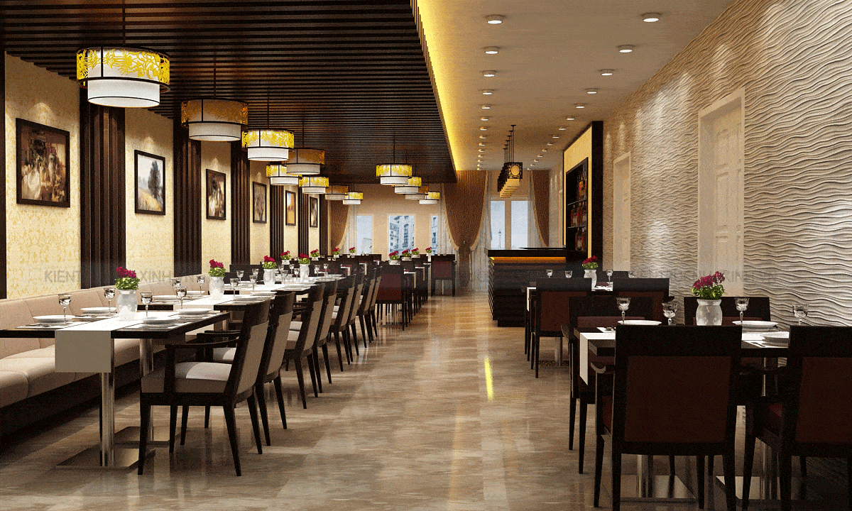 THIẾT KẾ THI CÔNG NỘI THẤT NHÀ HÀNG