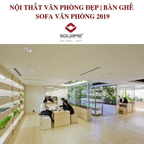 NỘI THẤT VĂN PHÒNG ĐẸP | BÀN GHẾ SOFA VĂN PHÒNG 2019