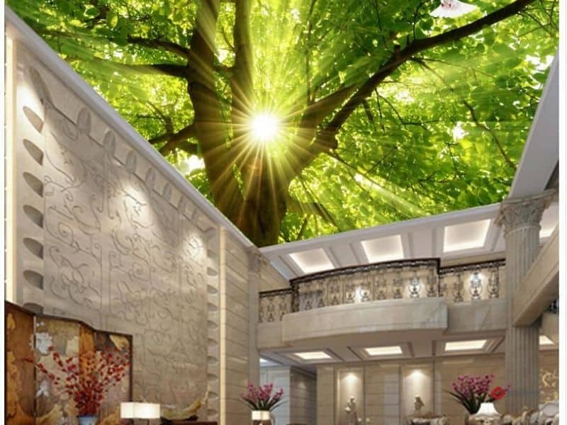 Những Mẫu Trang Trí Trần Phòng Khách Độc Lạ 2019