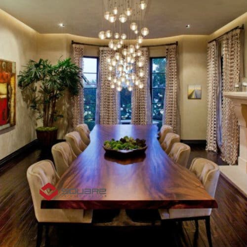 Thiết Kế Kiến Trúc Phòng Ăn Chung Cư Đẹp Mê Hồn
