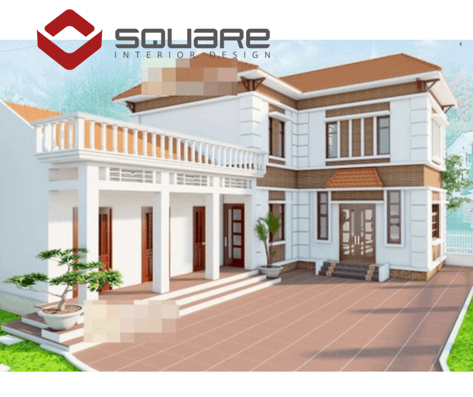 Những Mẫu Nhà 2 Tầng Vuông Vừa Đơn Giản Vừa Phần Ấn Tượng