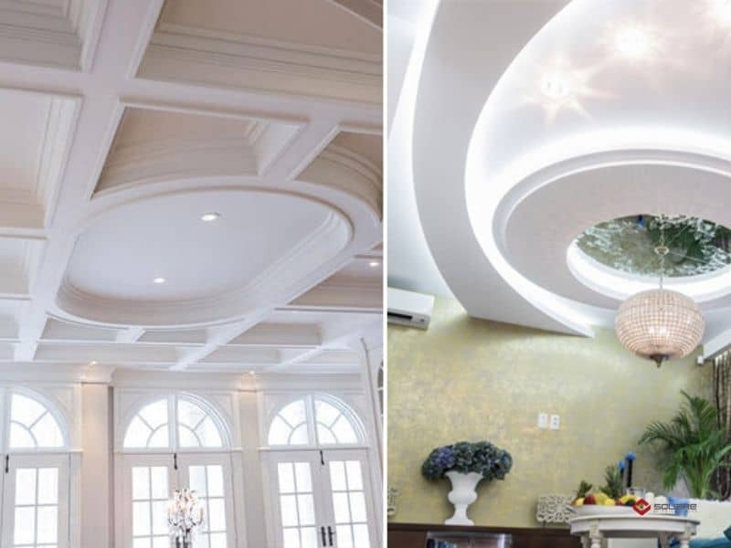 Bí Quyết Để Trang Trí Trần Nhà Biệt Thự Siêu Đẹp
